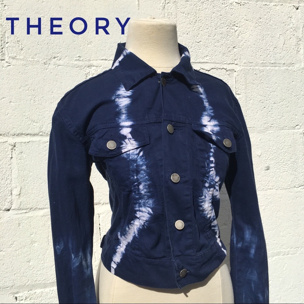 Theory Tie Dye Jean Jacket